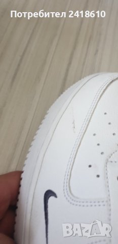 Nike Air Force 1 Low White Metal UK 13 US 14 Mens Size 48.5/32см НОВО! ОРИГИНАЛ!, снимка 17 - Кецове - 41967949