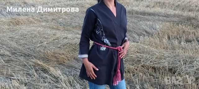 Ръчно рисувано кимоно, снимка 3 - Сака - 48845309