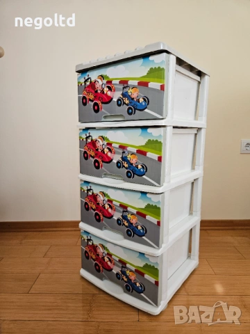 Шкаф за момче Колички - от 2 до 6 чекмеджета