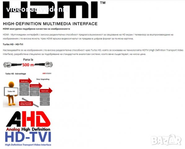 Мегапикселов HD Комплект за Видеонаблюдение от 4 х Hikvision HD Камери + DVR DS-7104HGHI-F1 Рекордер, снимка 6 - Комплекти за видеонаблюдение - 27218937