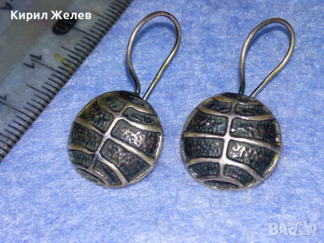 СТАРИ ОРНАМЕНТИРАНИ ЛАКИРАНИ СРЕБЪРНИ РЕТРО ОБЕЦИ ВИСОКА ПРОБА СРЕБРО РЪЧНА МАЙСТОРСКА РАБОТА 43204, снимка 13 - Антикварни и старинни предмети - 44707315