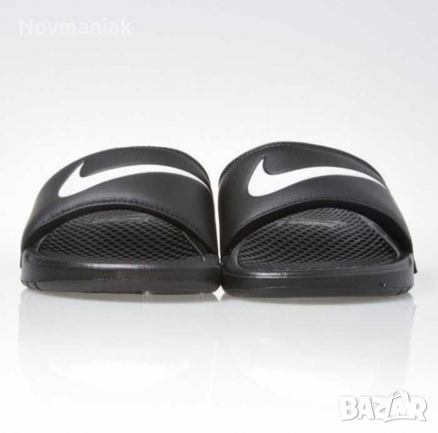 Nike Benassi Swoosh-Black, снимка 18 - Джапанки - 36456744