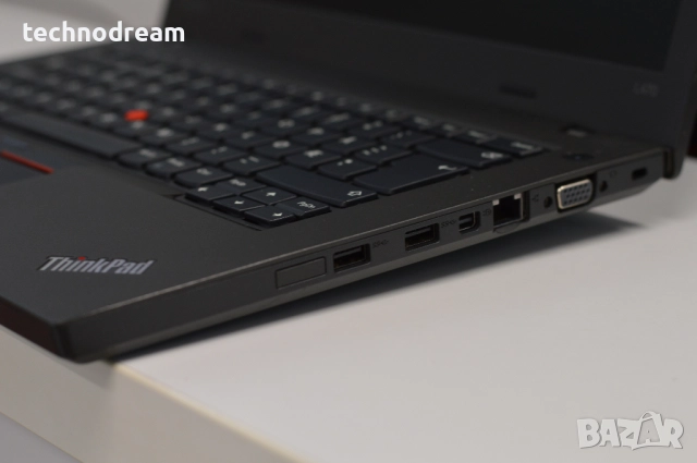   Lenovo ThinkPad L470 - Intel Core i3-7100U / 8GB RAM / 256GB SSD / 12 месеца гаранция!, снимка 5 - Лаптопи за работа - 52918135