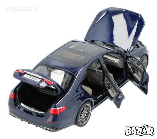 B66960642,Умален модел die-cast Mercedes-Benz S-Klasse Limousine Langversion AMG Line V223,1:18, снимка 2 - Колекции - 36456570