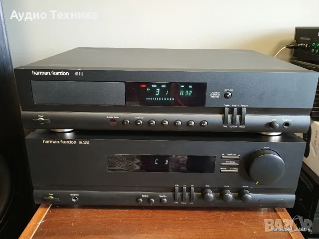 Усилвател с тунер + CD плейър harman/kardon. Перфектно състояние., снимка 1