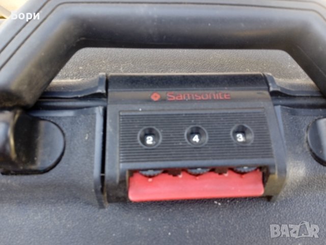 Samsonite пластмасов куфар, снимка 3 - Куфари - 40062078