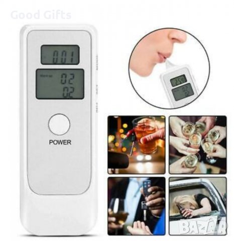 Електронен джобен дрегер за алкохол LCD дисплей часовник будилник, снимка 7 - Друга електроника - 39300763