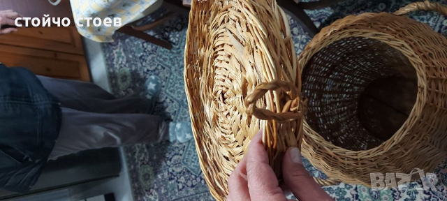 Плетен кош за пране, снимка 4 - Други - 27639666