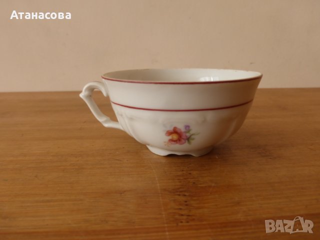  Колекционерска чаша за кафе български порцелан Сталин Видин 1957 г