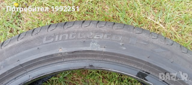 2бр. летни гуми 205/45R17 Pirelli Cinturato DOT 0416. 6.5мм дълбочина на шарката.  Цената е за компл, снимка 3 - Гуми и джанти - 41039526