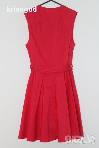 Дамска рокля, EUR: M, червена Amisu, снимка 2 - Рокли - 42091181