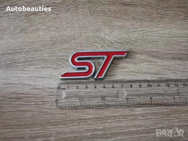 червена емблема Ford ST, снимка 3 - Аксесоари и консумативи - 51676025