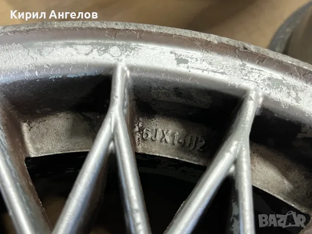 Ретро алуминиеви джанти 14 цола 4x100, снимка 12 - Гуми и джанти - 56144127