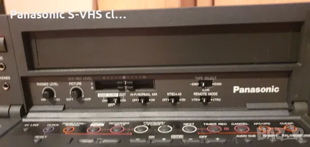 Panasonic NV-F77 VCR-VHS Hi-Fi stereo recorder, снимка 10 - Плейъри, домашно кино, прожектори - 48105773