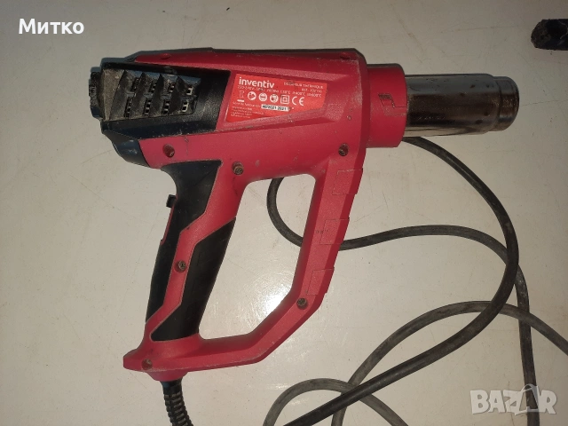 Пистолет за горещ въздух марка inventiv модел 202116 с куфарче, снимка 5 - Други инструменти - 53787964
