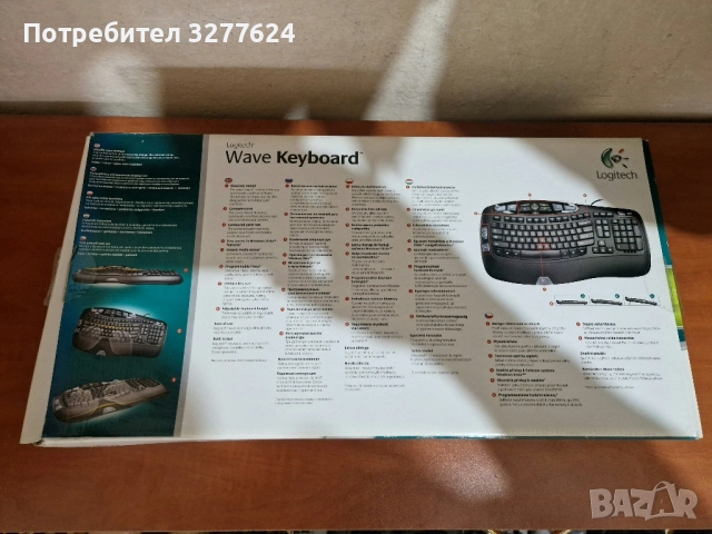 клавиатура Logitech ЧИСТО НОВА!, снимка 2 - Клавиатури и мишки - 51941494