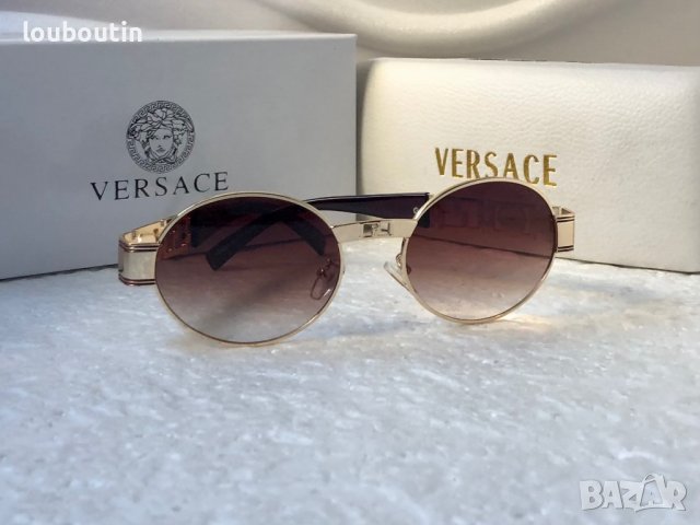 -25 % разпродажба Versace 2022 дамски слънчеви очила мъжки унисекс овални кръгли, снимка 7 - Слънчеви и диоптрични очила - 38685555
