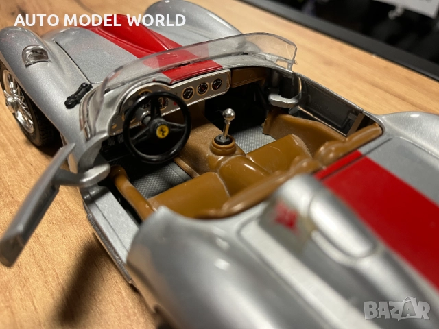 BBURAGO метална колекционерски модел FERARRI 250 TESTAROSSA 1:18, снимка 6 - Колекции - 52795146