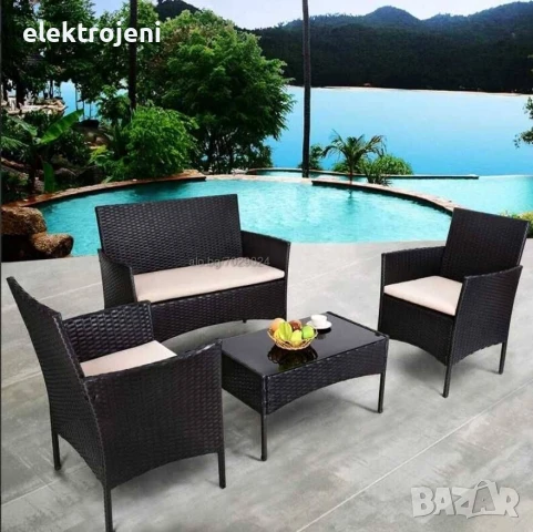Ратанов градински комплект - Мебели Ратан - Ратанов комплект за градина