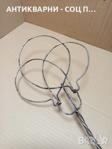 Соц Стара Малка Тупалка За Килими. Номер 603., снимка 3 - Антикварни и старинни предмети - 53224899