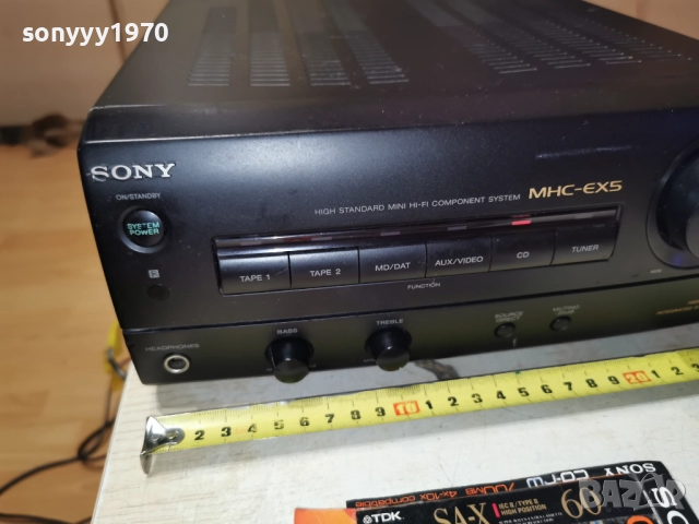 SONY TA-EX5 STEREO AMPLIFIER MADE IN JAPAN 1412252048, снимка 9 - Ресийвъри, усилватели, смесителни пултове - 52794548