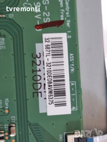 T-CON 6870C-0438A 6871L-3210D for,PHILIPS 32PFK4100 /12 for 32inc TPT315B5-EUJFFE REV.S1E, снимка 3 - Части и Платки - 50469069