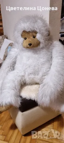 Плюшена играчка голяма космата маймуна 