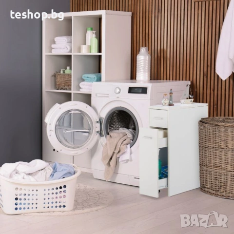 Шкаф за съхранание плъзгащ се Relaxdays 61.5х45х20 см, снимка 4 - Шкафове - 53715909