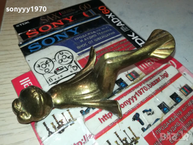 ЖАБА-11СМ-МЕД/МЕСИНГ 1506250902, снимка 5 - Антикварни и старинни предмети - 50669953