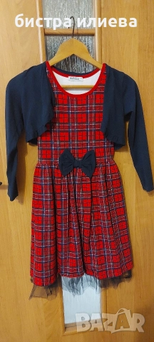 Рокля за Коледа, 134см , снимка 3 - Детски рокли и поли - 52729996