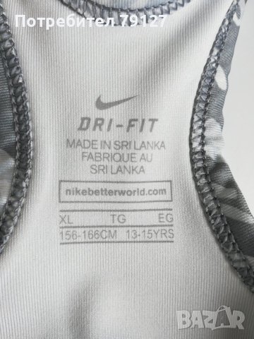 Дамско спортно  бюстие Nike dri-fit, снимка 5 - Корсети, бюстиета, топове - 27992372