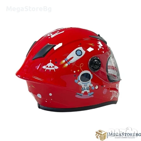 Детска каска 506 - размер М - Червена, снимка 3 - Аксесоари и консумативи - 50526629