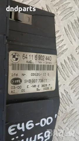 Панел климатроник BMW 3 E46 2000 6902440 64.116902440 5HB007738 3 (E46) (1998-2005), снимка 2 - Части - 56187023