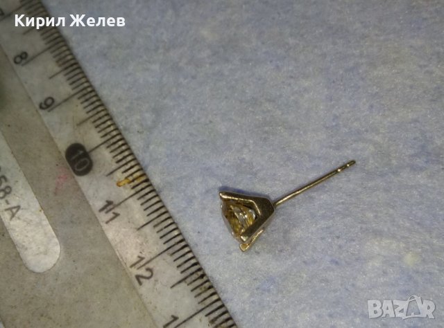 СТРЕБЪРНА ОБЕЦА с ГОЛЯМ ЮВЕЛИРНО ФАСЕТИРАН БЛЕСТЯЩ ПЛАНИНСКИ КРИСТАЛ 39945, снимка 11 - Обеци - 42404168