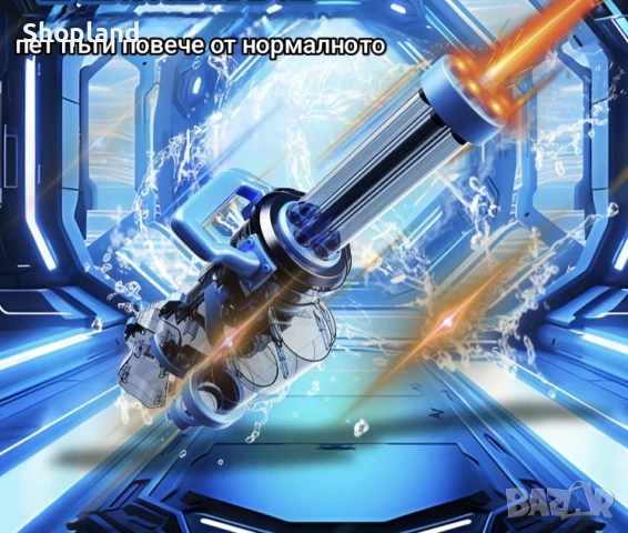 Електрически воден пистолет тип Картечница, снимка 6 - Други - 50621178