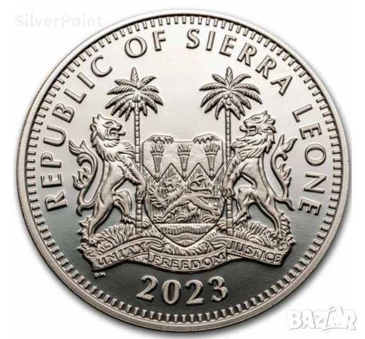 Сребърна монета Бог Ра 2 унции, снимка 3 - Нумизматика и бонистика - 53733914