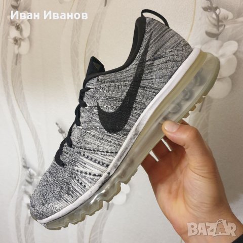 маратонки  Nike Flyknit Nike Air Max 'Oreo'  номер 44-44,5, снимка 17 - Маратонки - 40646034