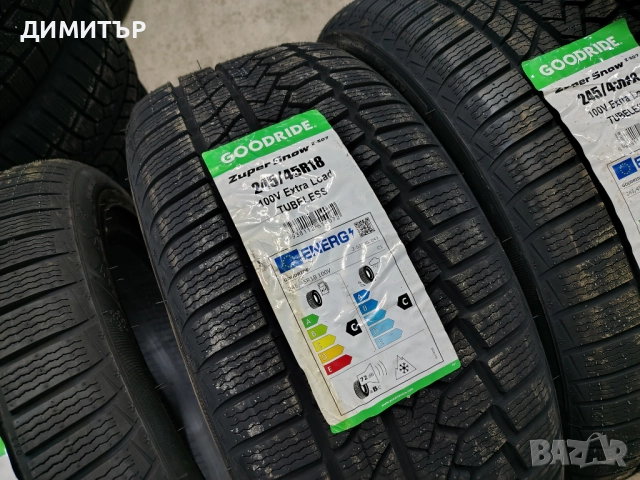 4бр.НОВИ зимни гуми GOODRIDE 245 45 18 DOT25 цена за брой, снимка 4 - Гуми и джанти - 52336249