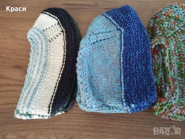 Чорапи вълнени - ръчно плетени, снимка 10 - Дамски чорапи - 48729537