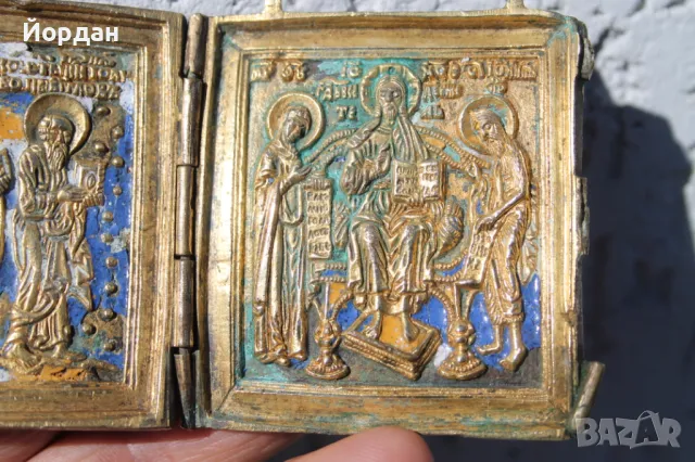 Руска нагръдна икона, снимка 4 - Икони - 50109463