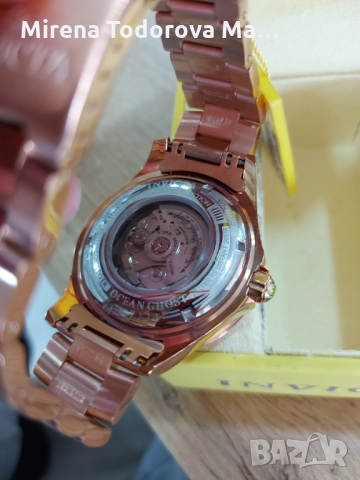 INVICTA Мъжки часовник Автоматичен, Модел 7111 розово злато, снимка 8 - Мъжки - 36070612