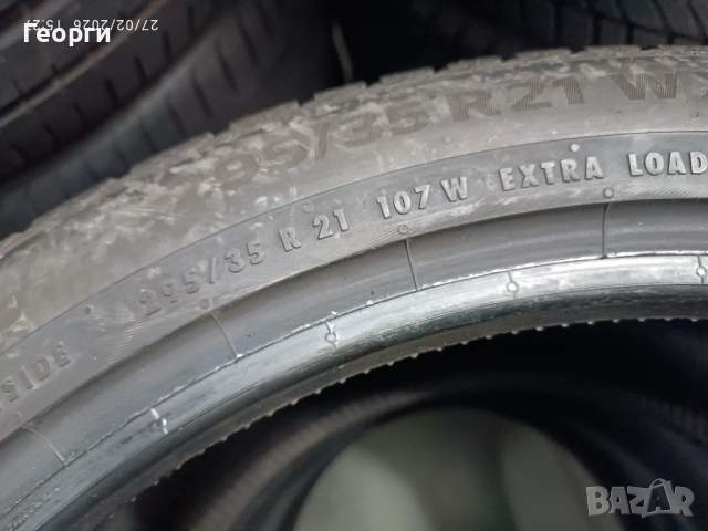 4бр.зимни гуми 265/40/21-295/35/21 Continental спорт пакет, снимка 9 - Гуми и джанти - 53665994