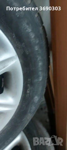 4 броя джанти с зимни гуми за Lancia Lybra 350лв общо , снимка 3 - Гуми и джанти - 51562646