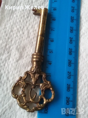 Стар рядък ключ за врата 53355, снимка 6 - Антикварни и старинни предмети - 53217472