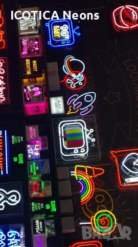 LED Неонова Синя Призрачна Фигура | ICOTICA, снимка 5 - Лед осветление - 53525600