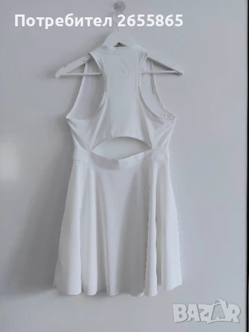 Рокля NIKE в бяло, снимка 6 - Рокли - 50542422