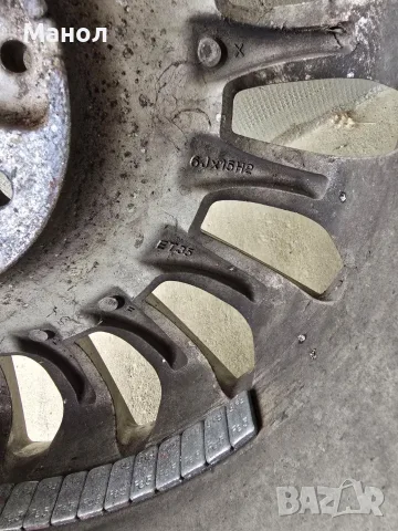 Алуминиеви джанти 15 цола с гуми 185/55 R15 – комплект 4 броя, снимка 10 - Гуми и джанти - 55961607