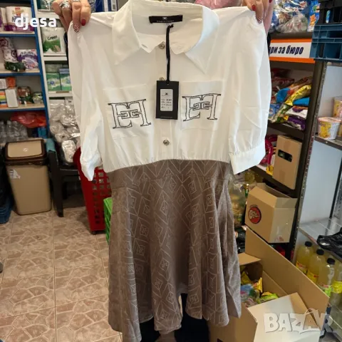 Стилна рокля Elisabetta Franchi, снимка 3 - Рокли - 48885408