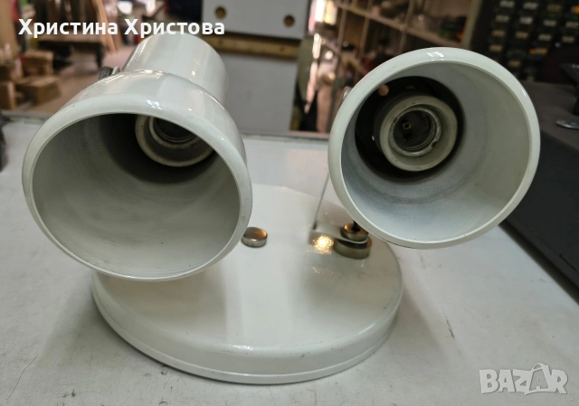 Ел. лампа с две гнезда, снимка 2 - Лампиони - 53238178