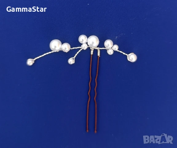 Булчинска украса за коса/ Сватбени аксесоари/ Бижута за коса, снимка 8 - Сватбени аксесоари - 46573988